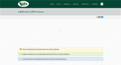 Desktop Screenshot of calcupa.org