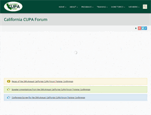 Tablet Screenshot of calcupa.org